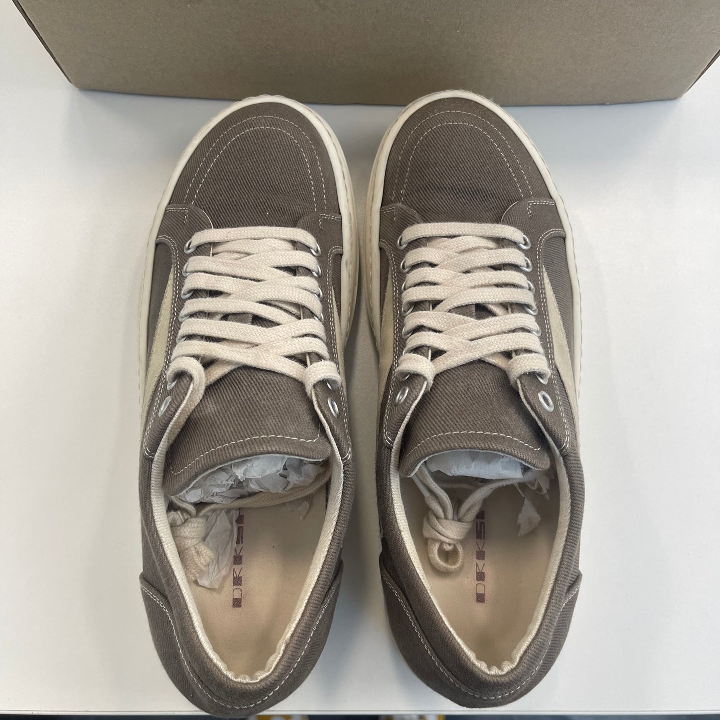 Rick Owens Porterville DRKSHDW Vintage Low Dust Milk (USED)
