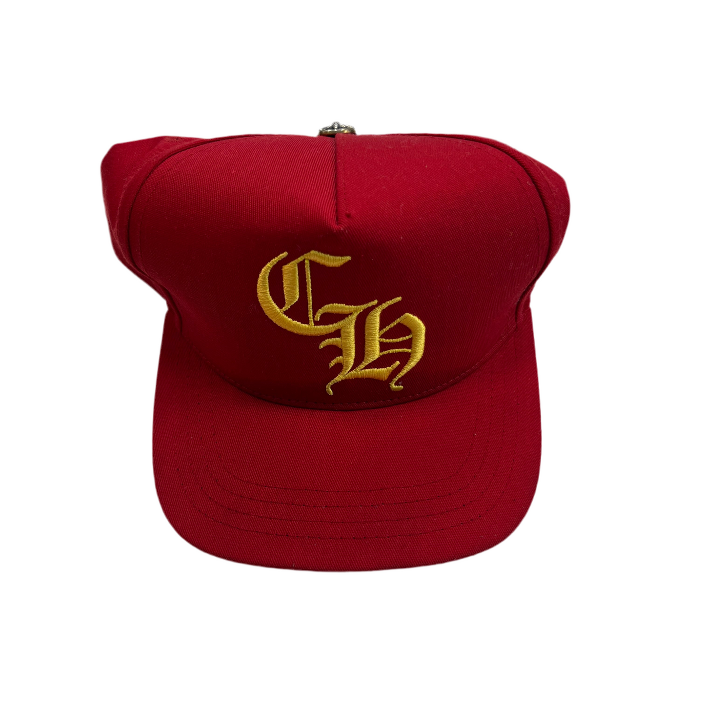 Chrome Hearts Baseball Cap Hat Red/Yellow