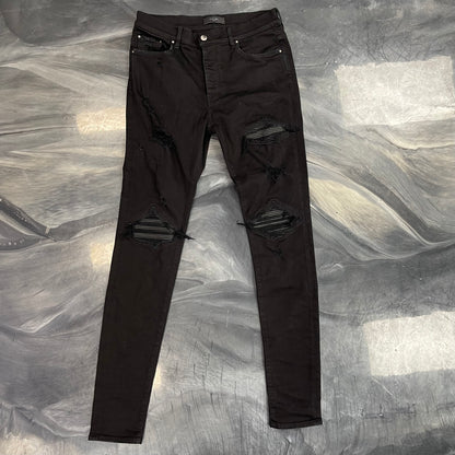 Amiri MX1 Bandana Jeans Black