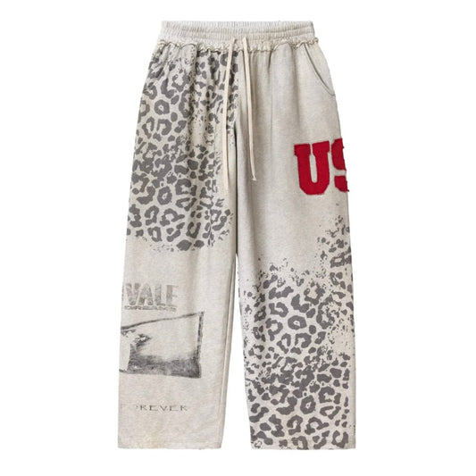 Vale Forever Cheetah Sweats Grey