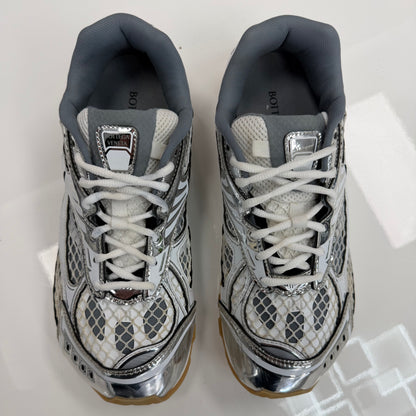 Bottega Veneta Orbit Sneaker White Silver (USED NO BOX)