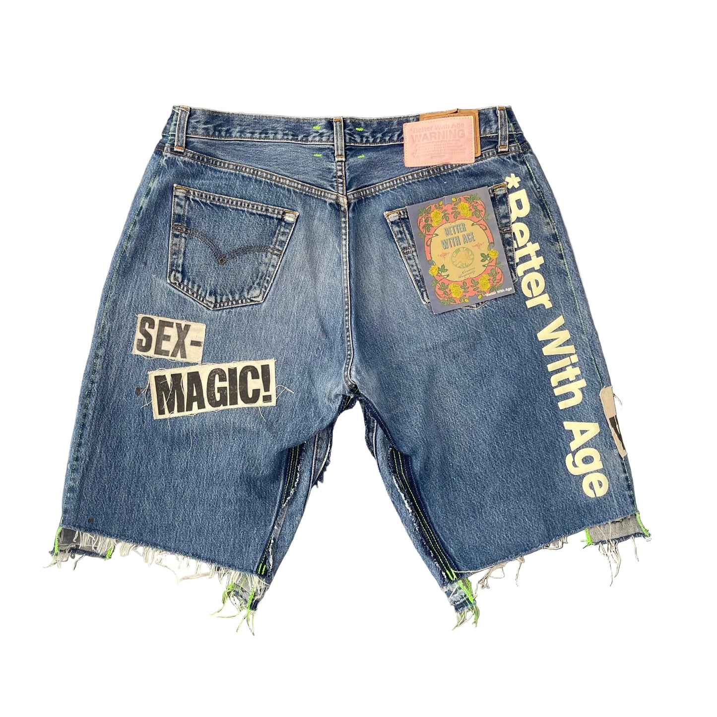 Better With Age Exposé Triple-Wide Denim Shorts