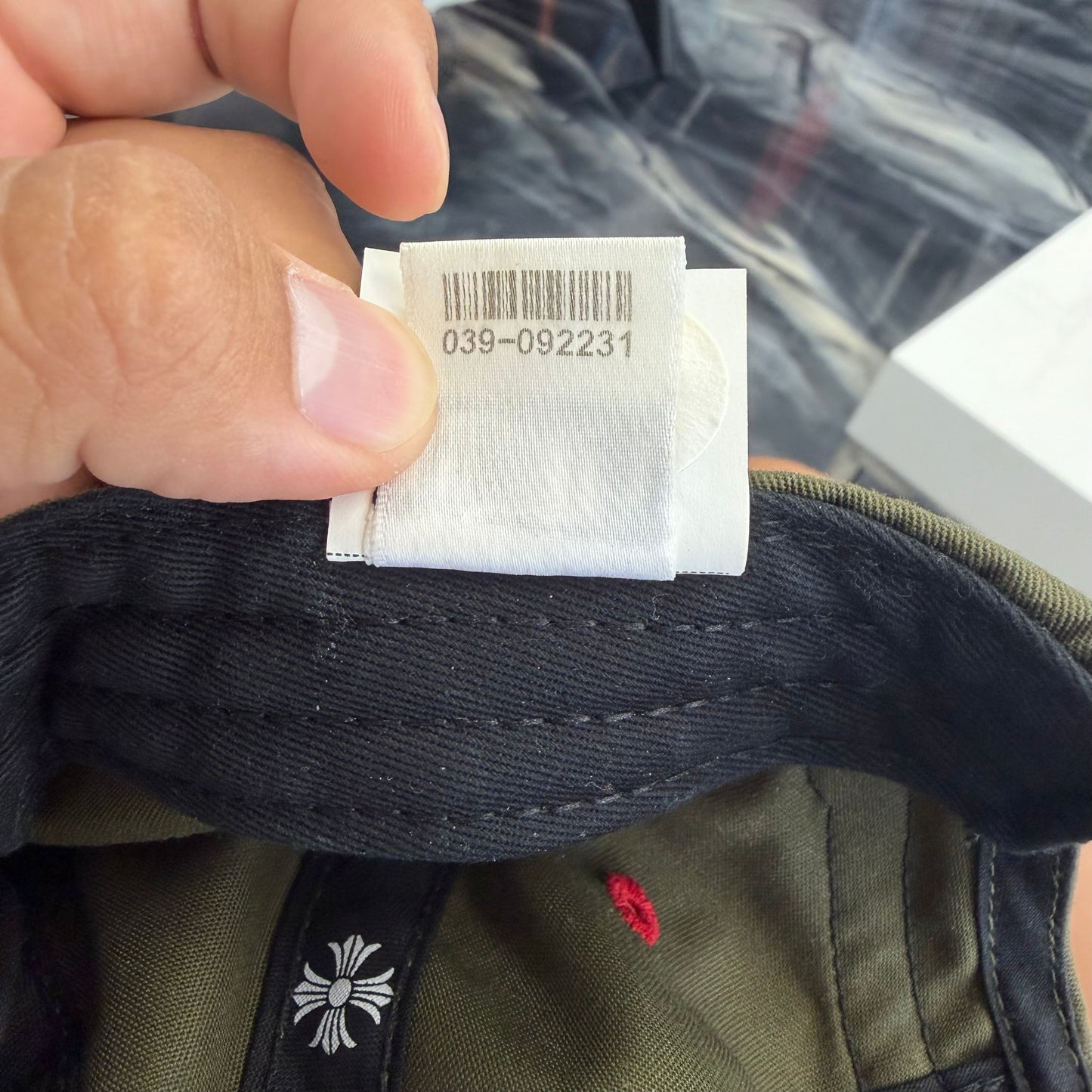 Chrome Hearts Olive Green Gas Station Trucker Hat