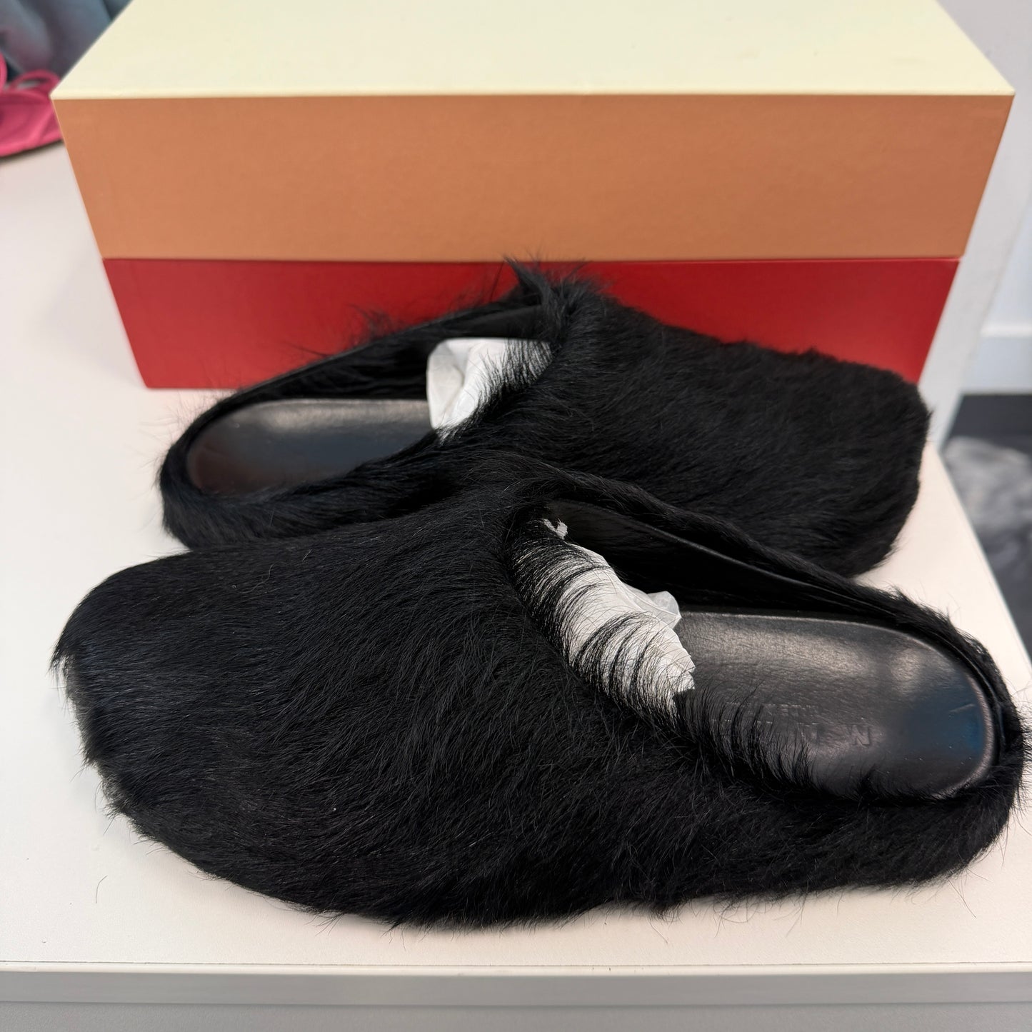 Marni Mule Fussbett Sabot Black (USED)