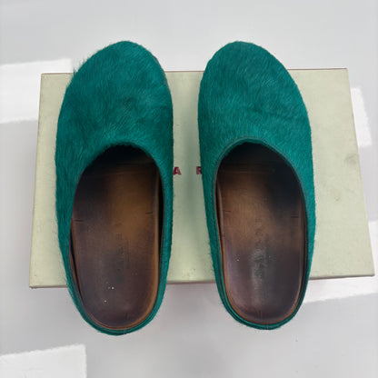 Marni Fussbett Sabot Slipper "North Sea” (USED)