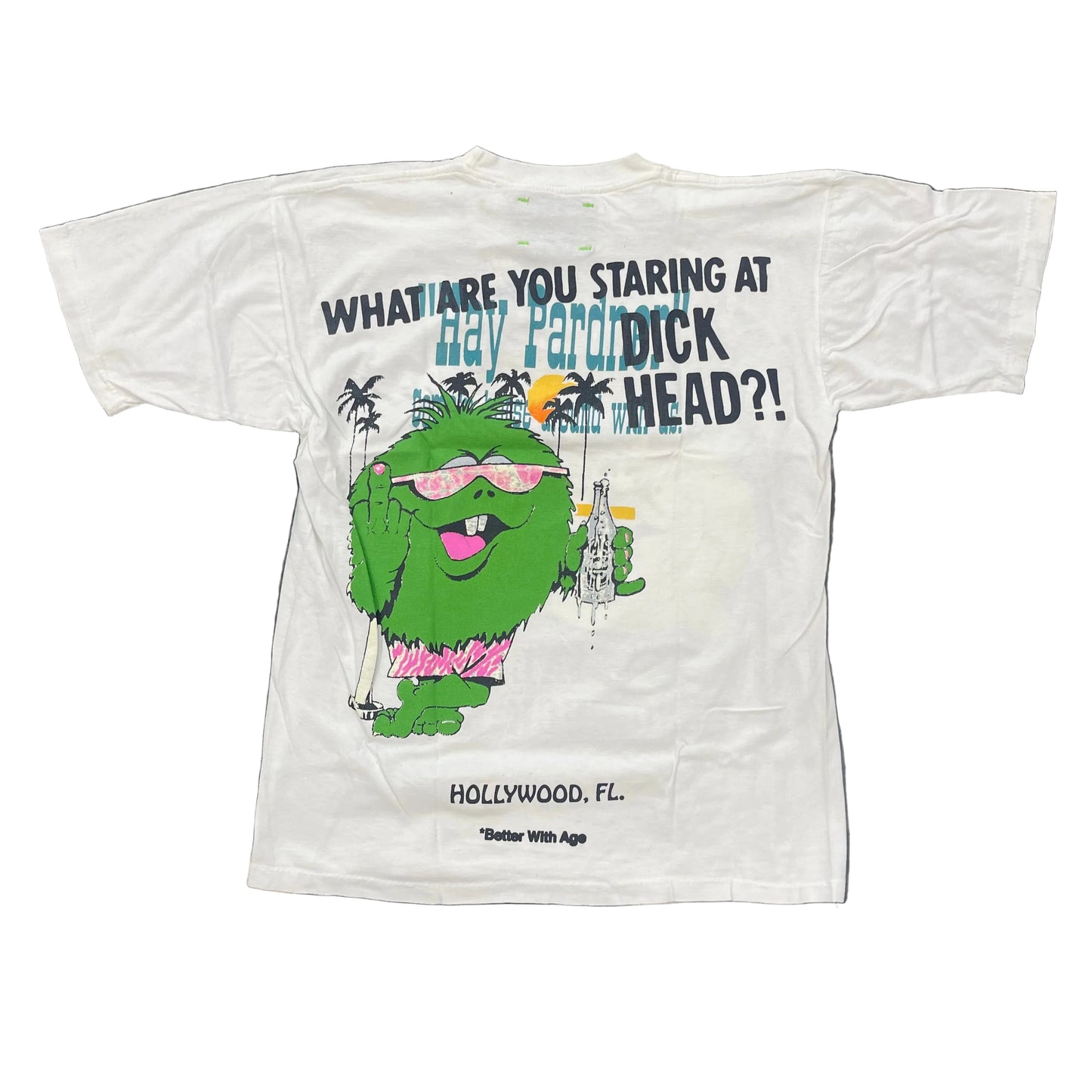 Better With Age “Dickhead” Tee White