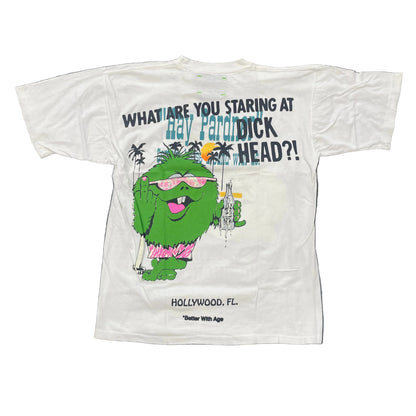Better With Age “Dickhead” Tee White