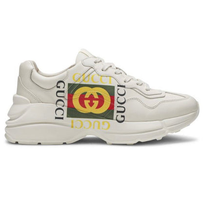 Gucci Rhyton Leather Sneaker Vintage Logo (Used)(NO Box)