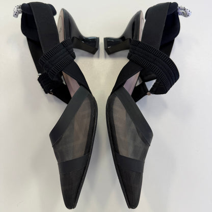 Fendi Colibri Slingback Pumps (USED NO BOX)