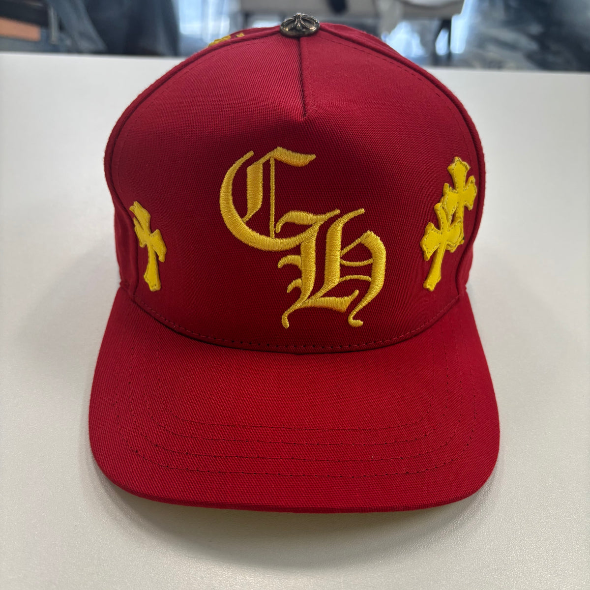 Chrome Hearts Patch Hat Red/Yellow