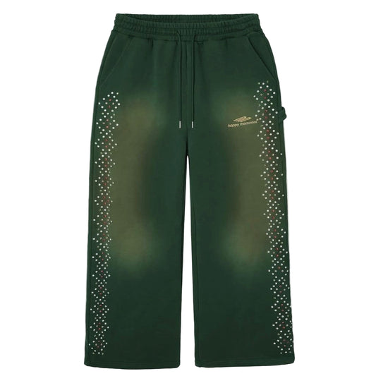 HMDD Green Crystal Sweatpants