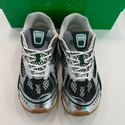 Bottega Veneta Silver & Green Orbit Sneaker (Used)