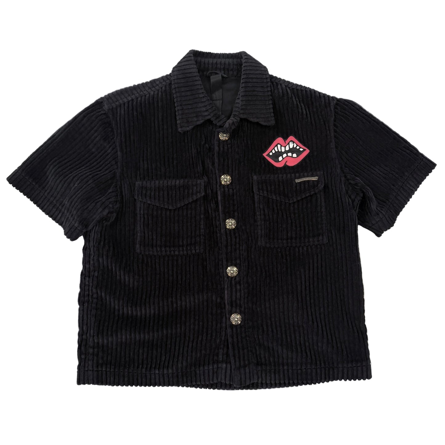 Chrome Hearts Matty Boy Corduroy Chomper Button Up Shirt