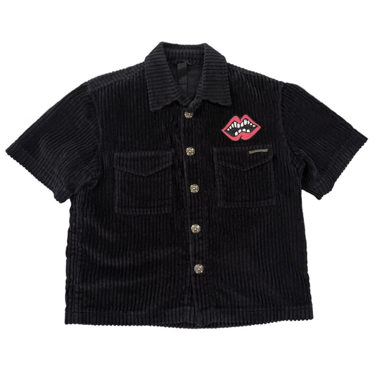 Chrome Hearts Matty Boy Corduroy Chomper Button Up Shirt