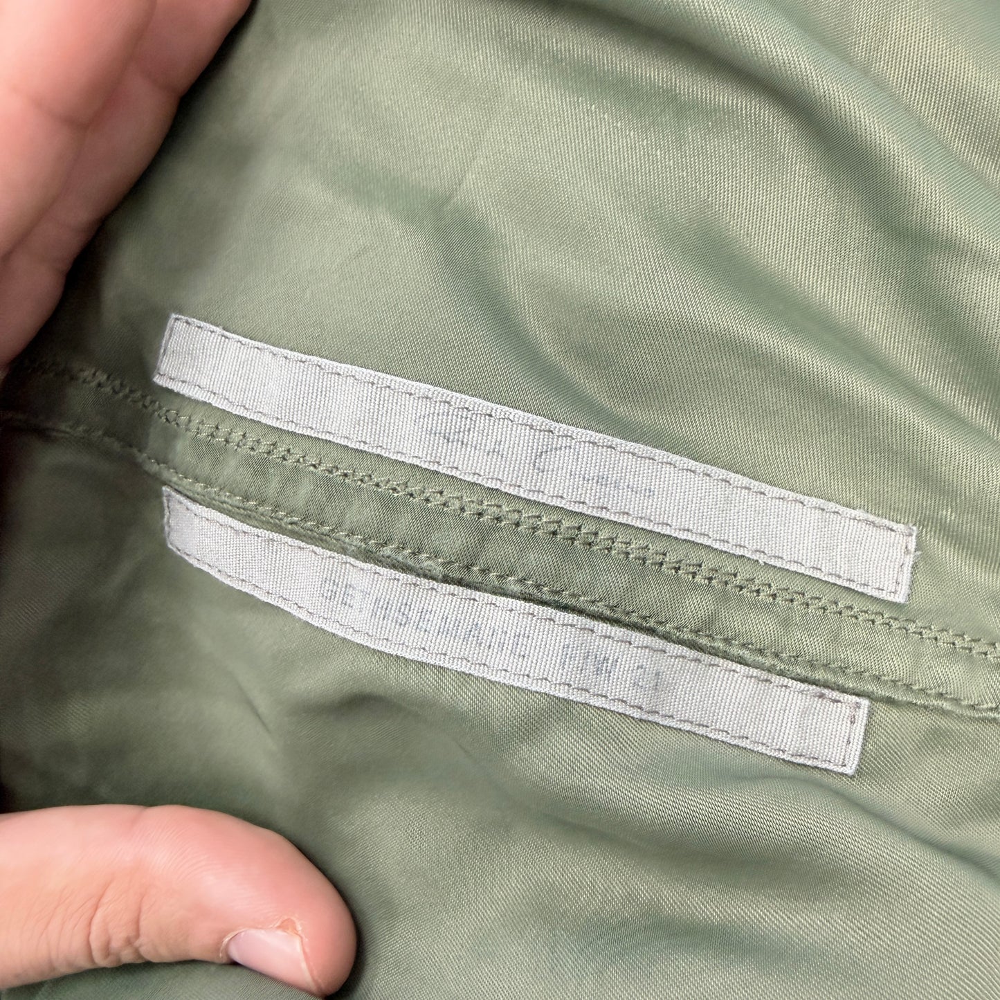 Rick owen green bela shorts