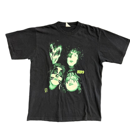 Vintage 1996 Kiss Glow In The Dark Band Tee