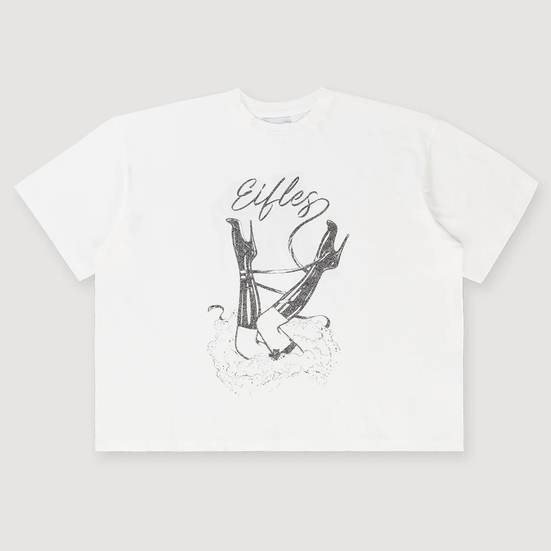 Eifles Heels Tee White