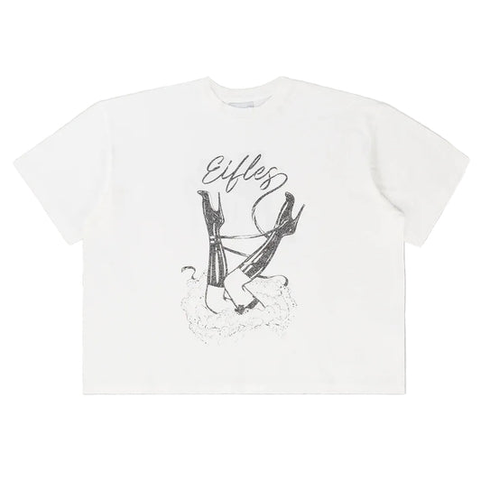 Eifles Heels Tee White