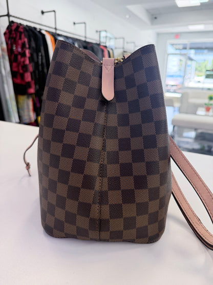 Louis Vuitton Damier Ebene Neonoe MM Venus Pink