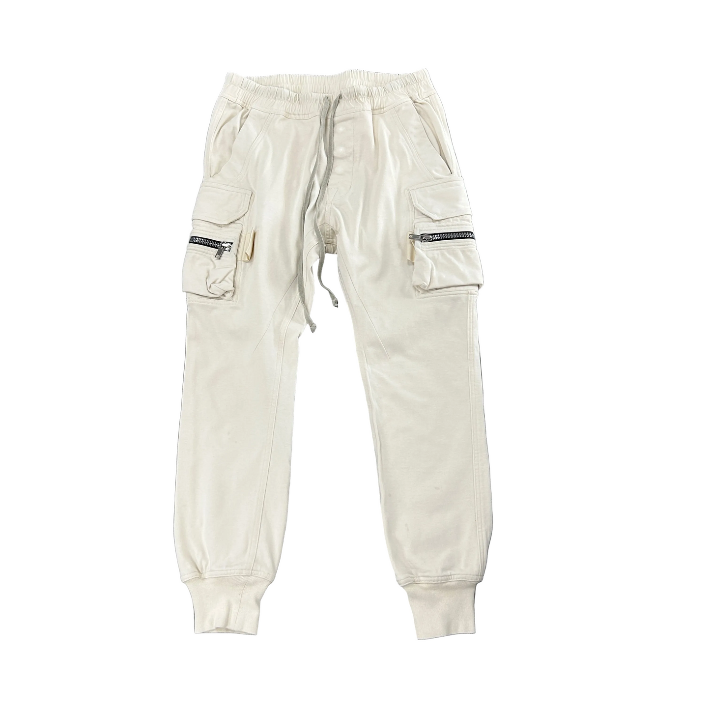 Rick Owens Mastodon Cargo Pants Cream