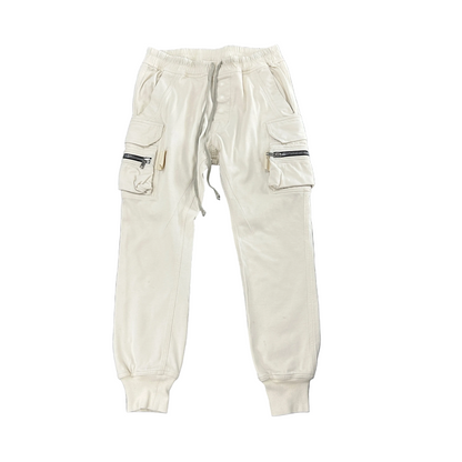 Rick Owens Mastodon Cargo Pants Cream