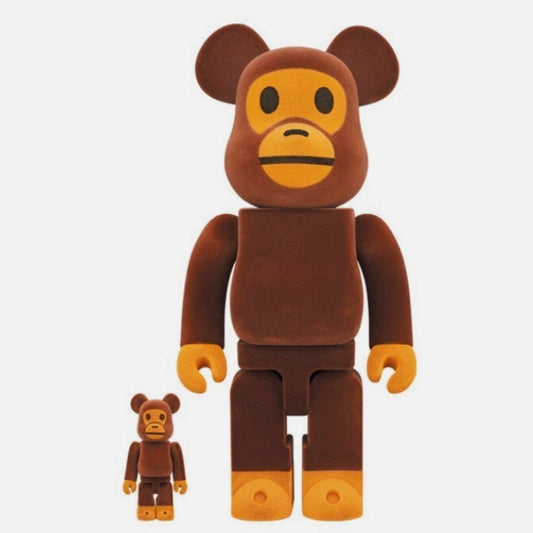 Bearbrick BABY MILO Flocky 100% & 400%