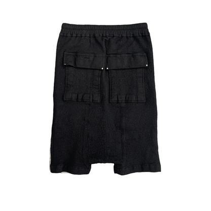 Rick Owens Wool Cotton Pod Shorts