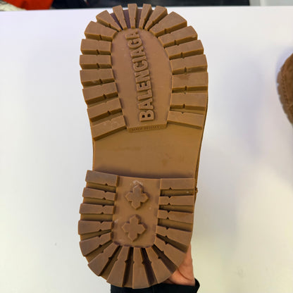 Balenciaga Alaska Fur Boot (Used No Box)