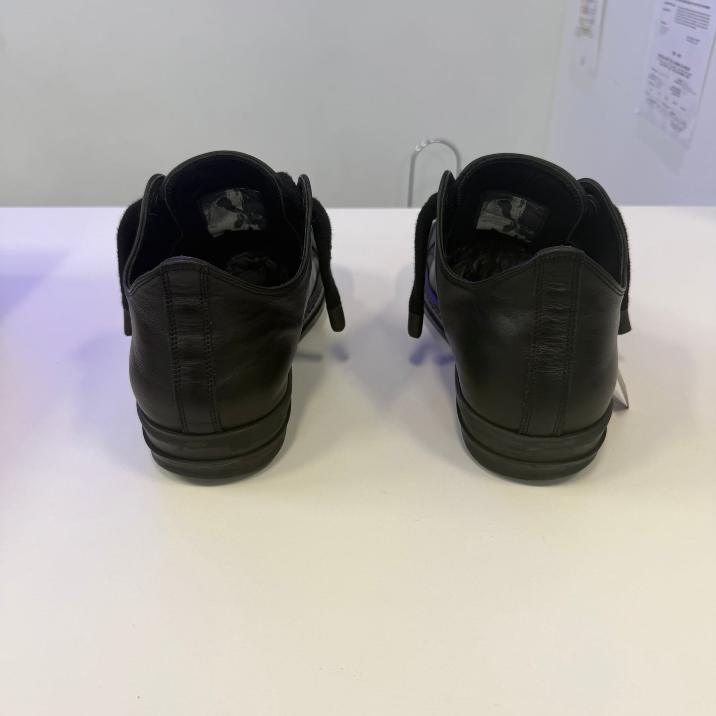 Rick Owens Lido Jumbo Laced Low Black (USED)