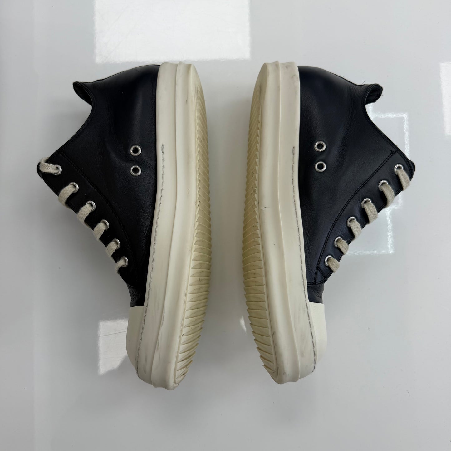 Rick Owens Ramone Porterville Low Black Milk (USED)