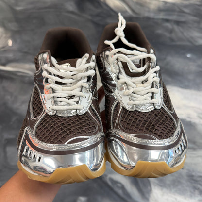 Bottega Veneta Orbit Low-Top Sneakers Brown (USED NO BOX)