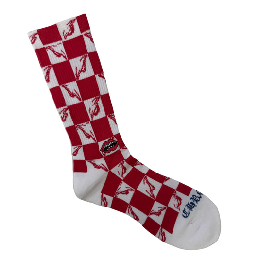 Chrome Hearts Matty Boy 99 Eyes Red/White Socks