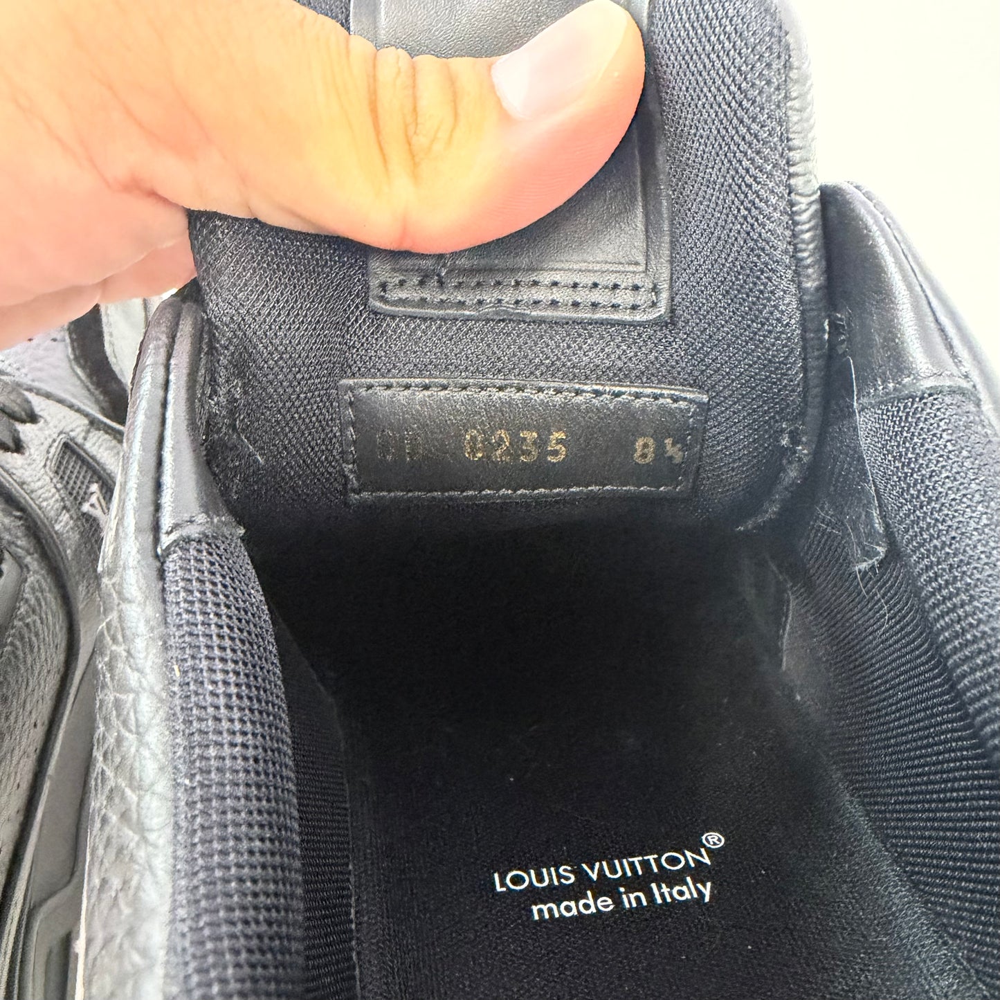 Louis Vuitton LV Trainer sneakers Black Monogram