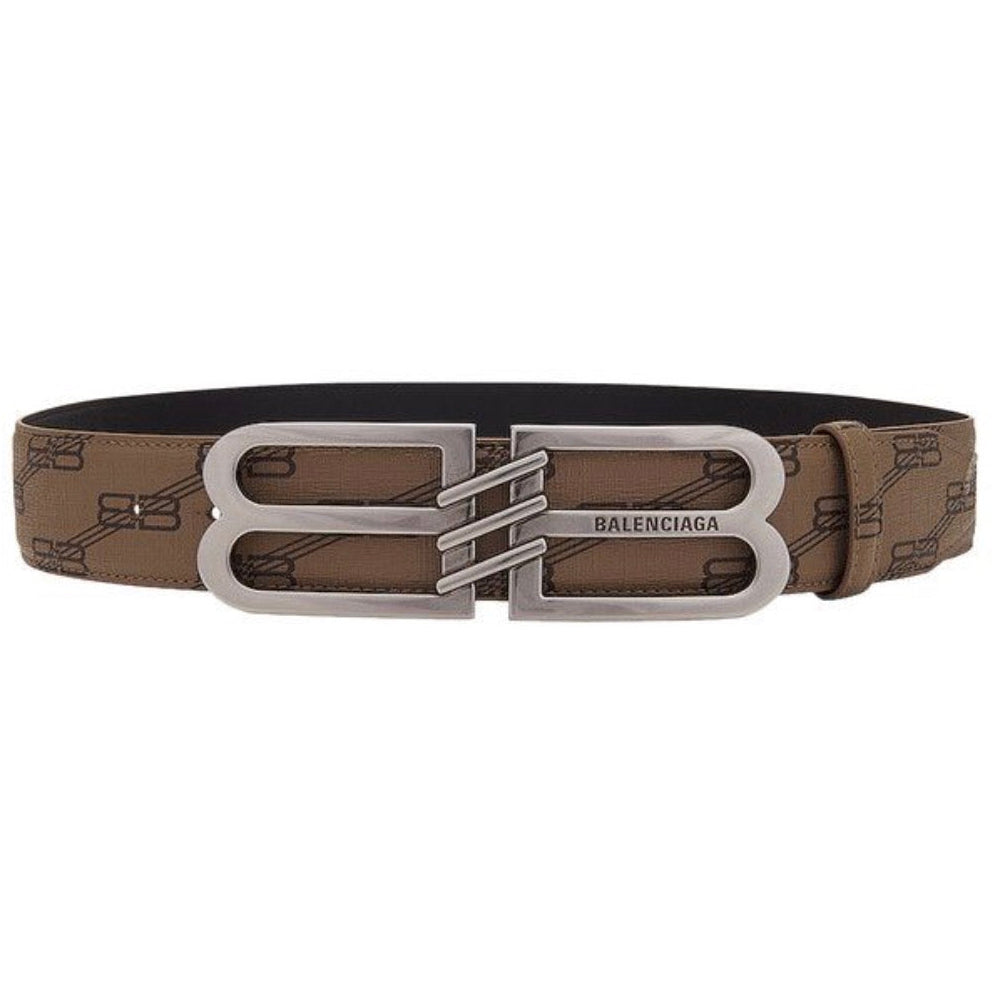 Balenciaga BB Signature 40 Belt Beige/Brown