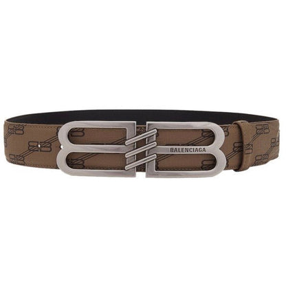 Balenciaga BB Signature 40 Belt Beige/Brown