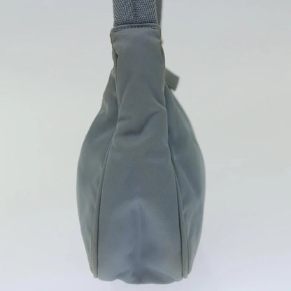 PRADA Hand Bag Nylon Light Blue