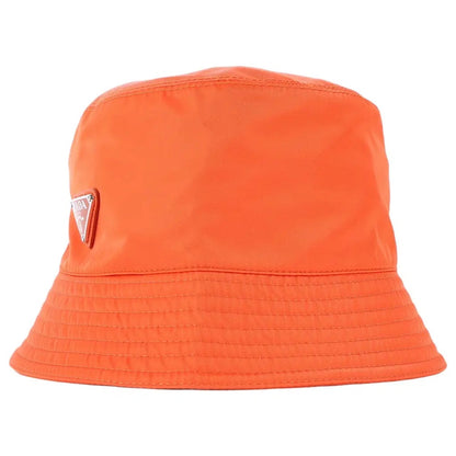 Prada Re-Nylon Logo Orange Bucket Hat