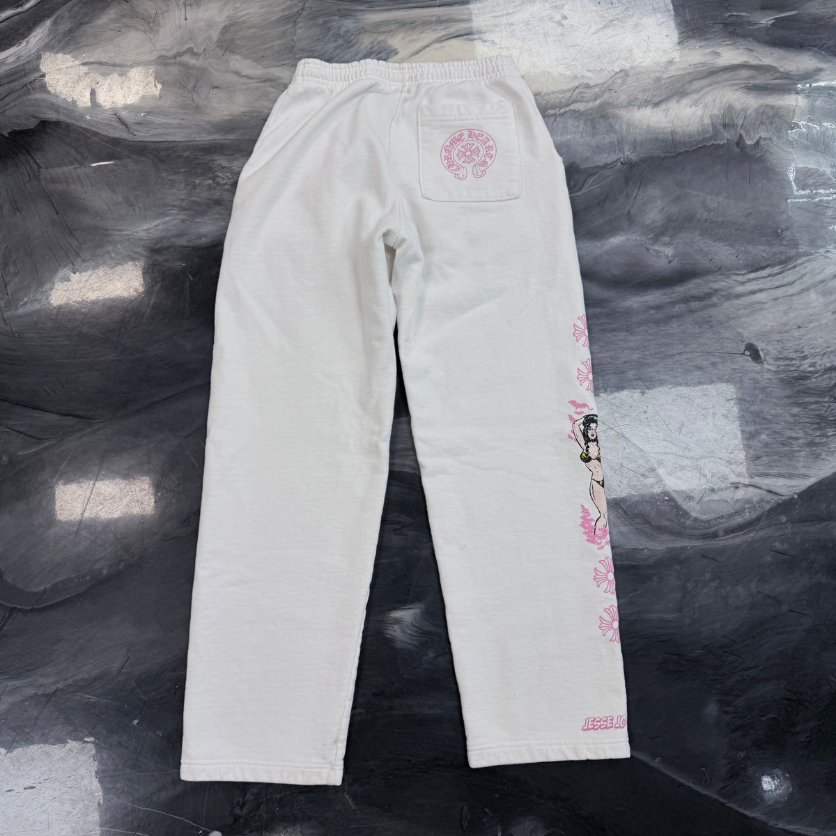 Chrome Hearts Deadly Doll Sweatpants White