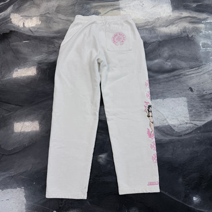 Chrome Hearts Deadly Doll Sweatpants White