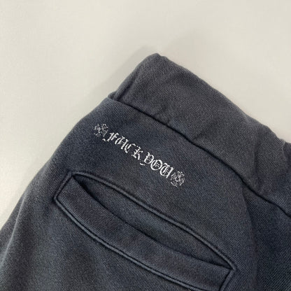 Chrome Hearts Black Horseshoe Logo Sweatpants