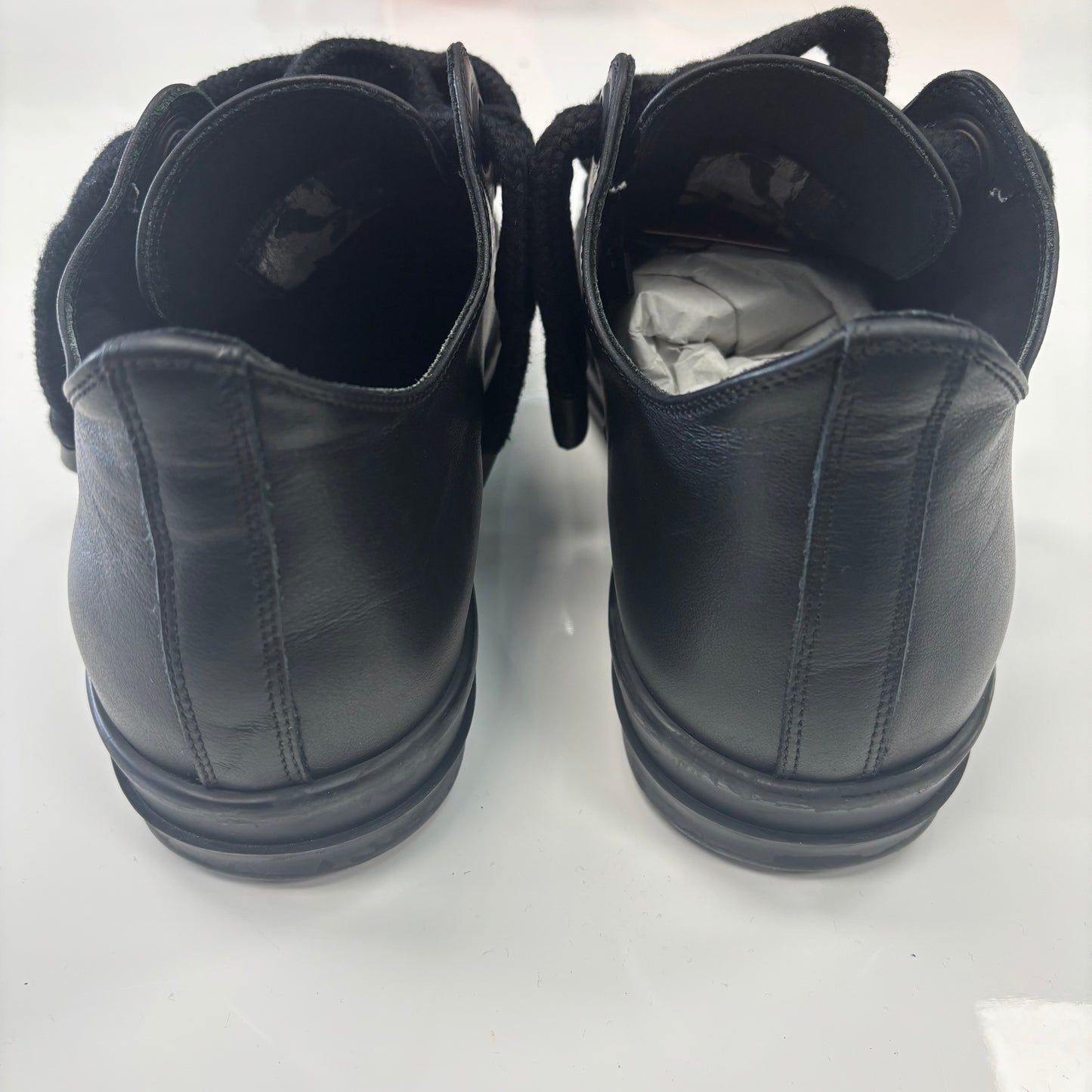 Rick Owens Jumbo Lace Ramone Low Black (USED NO BOX)