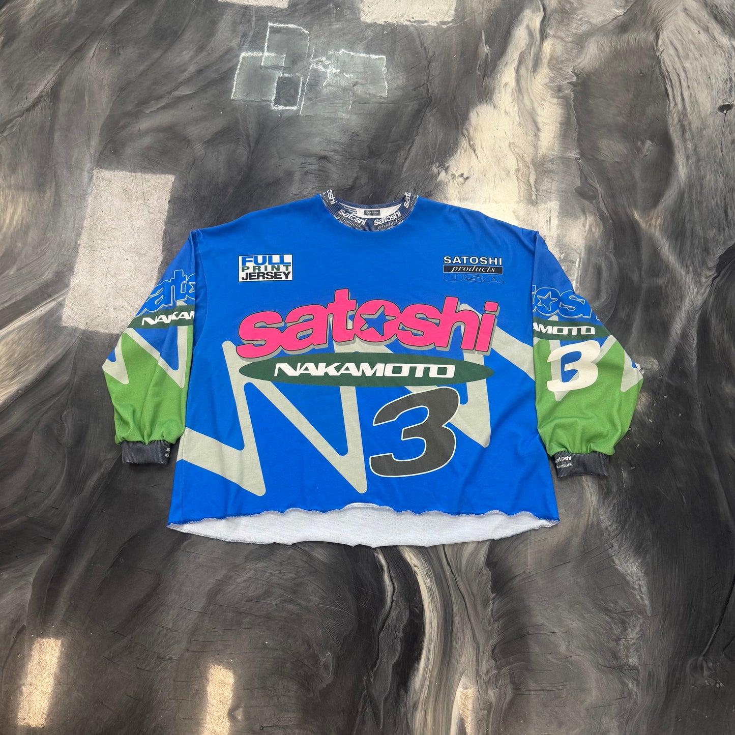 Satoshi Nakamoto Speedway Long-Sleeve Jersey