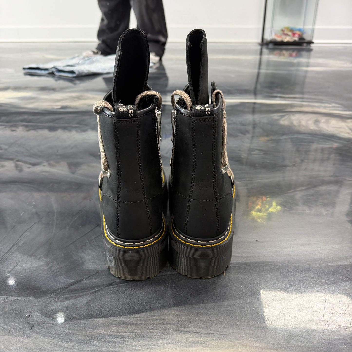 Dr. Martens 1460 DRKSHDW Quad Sole Mega Lace Boot Rick Owens Black (Used)(No Box)