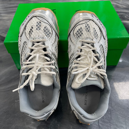 Bottega Veneta Orbit Sneaker White Silver (USED)