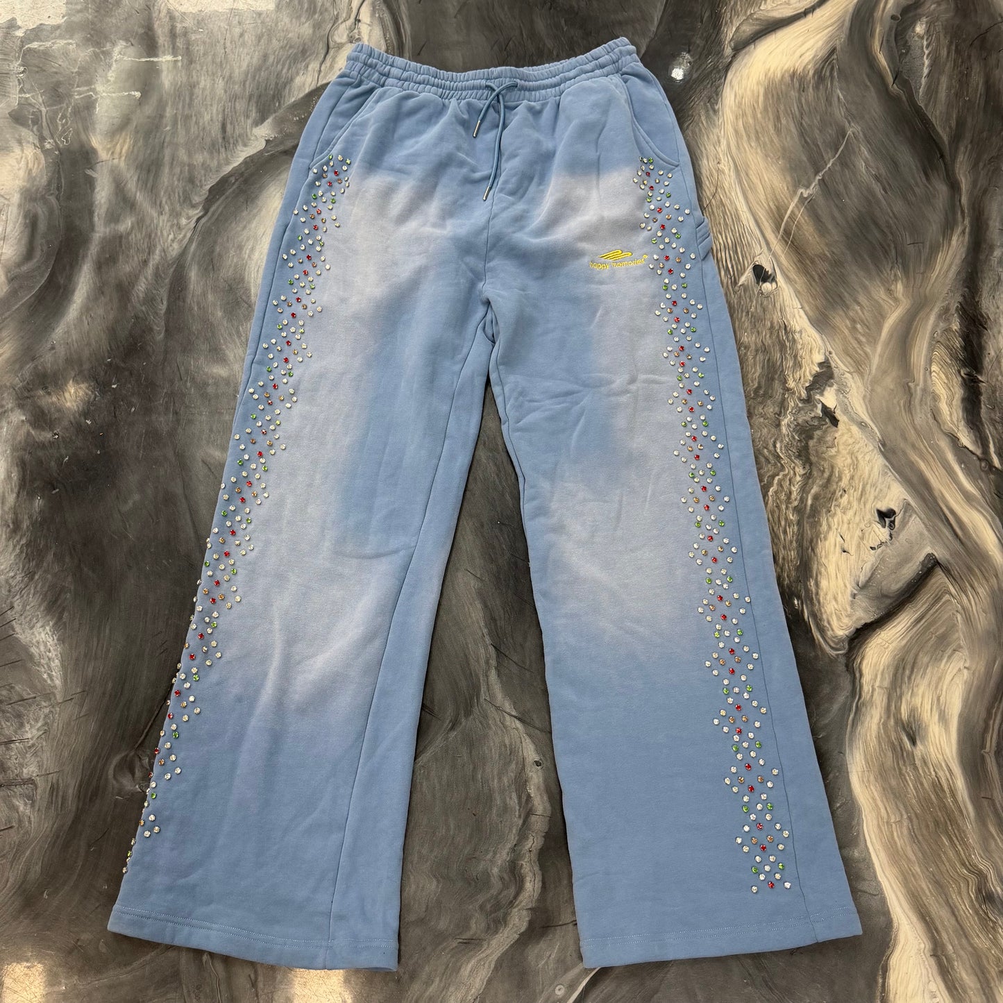HMDD Crystal Sweatpants Powder Blue