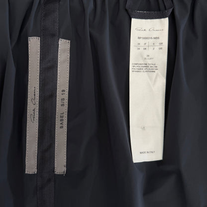 Rick Owens Babel Nylon Long Boxer Shorts Blujay