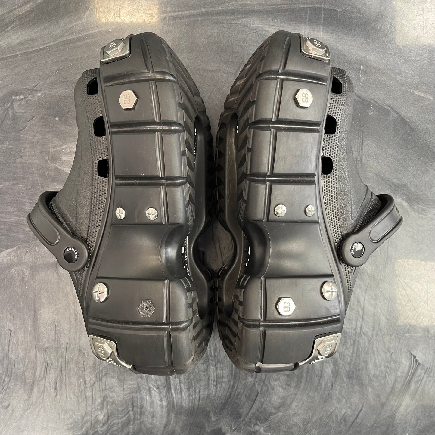 Balenciaga × Crocs Hardcrocs Slides