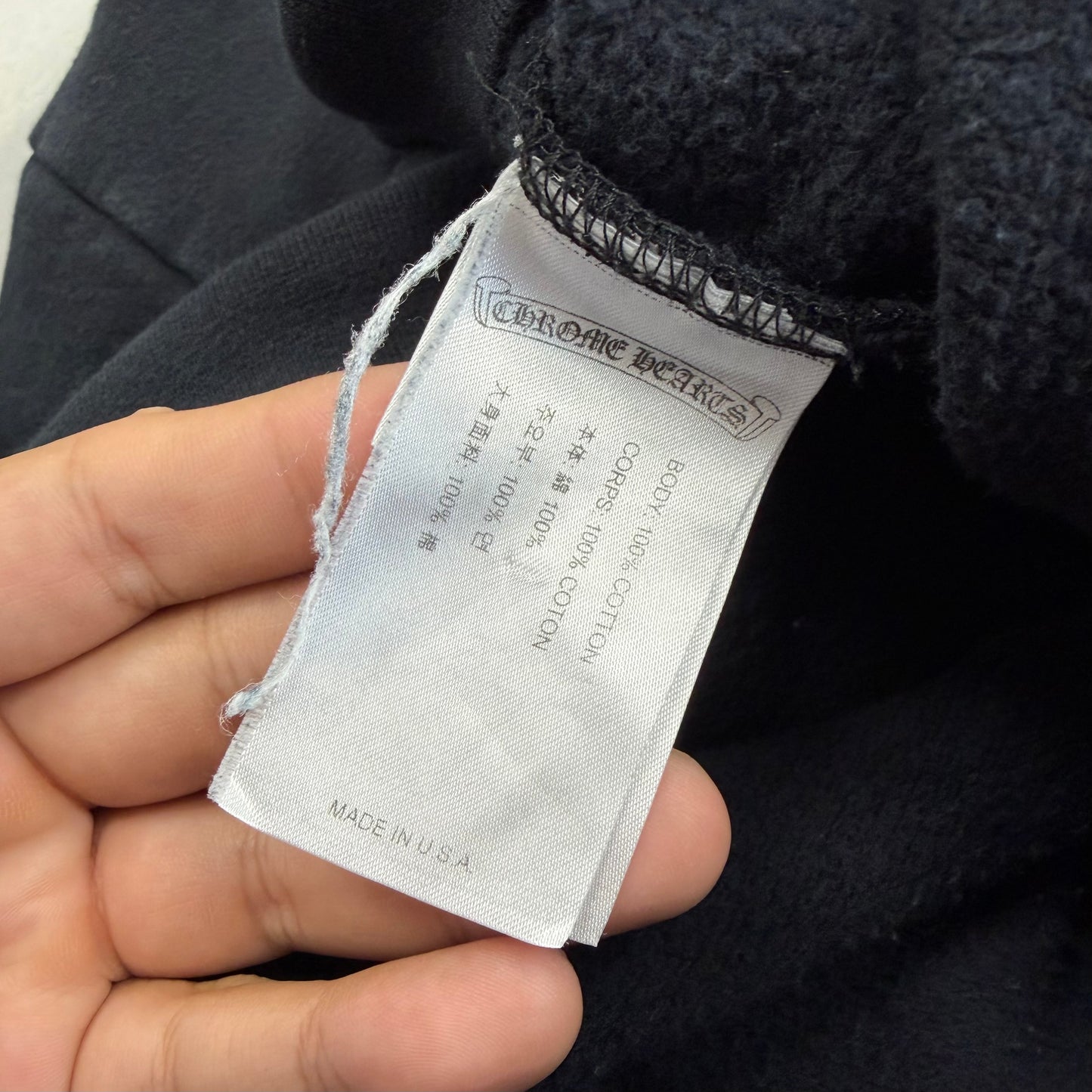 Chrome Hearts Gradient T-Bar Logo Hoodie