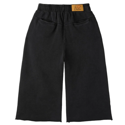 HMDD  Flower Studded 3/4 Shorts