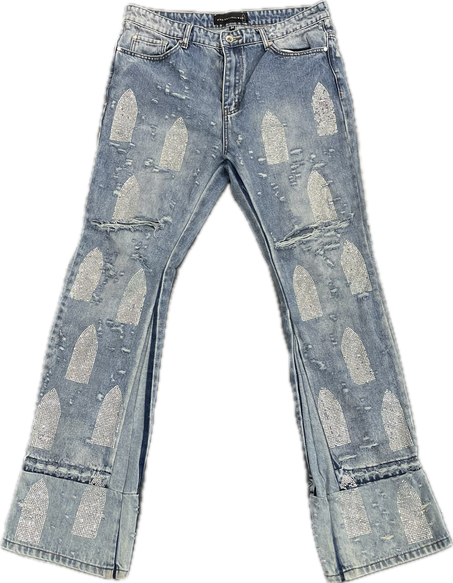 WHO DECIDES WAR Crystal Denim